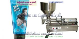 ماكينة تعبئة الجل من شركه المهندس منسى