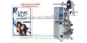 ماكينة تعبئة الشاور جل في اكياس